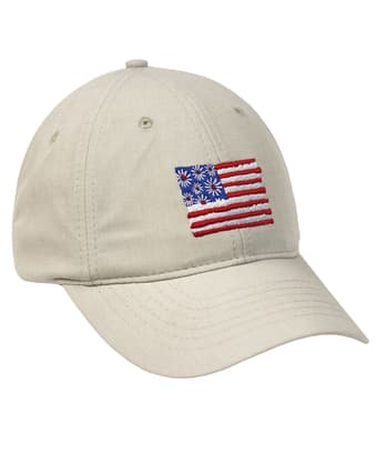 Daisy Flag - Stone Twill Hat