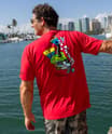B. Kliban Boogie Sail - Cherry Dyed Short Sleeve Crewneck T-Shirt
