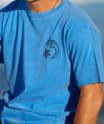 Malama - Blue Hawaii Dyed Short Sleeve Crewneck T-Shirt