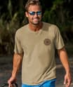 Sun Spinner - Kona Coffee Dyed Short Sleeve Crewneck T-Shirt