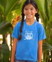 Lil Pueo - Blue Hawaii Dyed Short Sleeve Crewneck T-Shirt