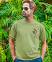 Gecko Mosaic - Hemp Dyed Short Sleeve Crewneck T-Shirt
