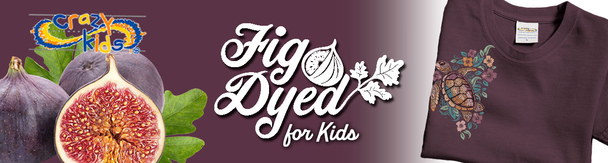 Fig Dyed Tee Shirts for kids