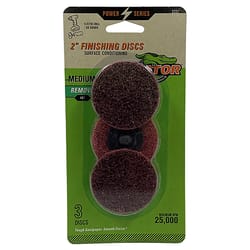 Gator Power Series 2 in. Zirconia Aluminum Oxide Twist and Lock Surface Conditioning Disc 80 Grit Me