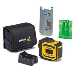 STABILA 5 beam Self Leveling LA-5P G Laser Level Kit 50 ft. 5 pc