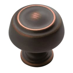 Amerock Kane & Crosley Collection Round Cabinet Knob 1-1/4 in. D 1-1/4 in. Oil Rubbed Bronze 1 pk