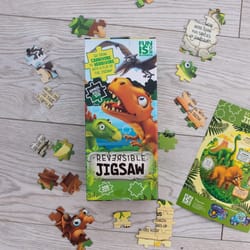 Scobie Boxer Gifts Dinosaurs Jigsaw Puzzle 208 pc