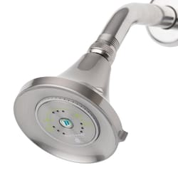 Niagara Conservation Earth Luxe Brushed Nickel 3 settings Showerhead 1.5 gpm