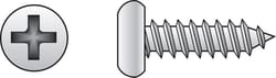 HILLMAN No. 10 Ga. X 5/8 in. L Phillips Pan Head Sheet Metal Screws 100 pk