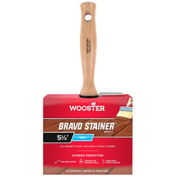 Wooster Bravo Stainer 5-1/2 in. Flat Stain Brush