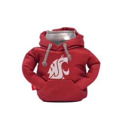 Puffin Drinkwear Red Polyester Washington State University Hoodie Can Holder