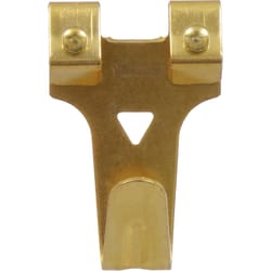 HILLMAN Brass-Plated Gold Professional Picture Hanger 40 lb 3 pk