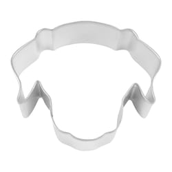 R&M International Corp 4 in. L Dog Face Cookie Cutter Silver 1 pc