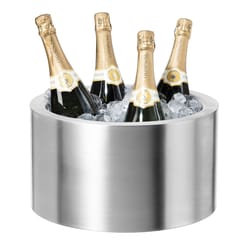 OGGI Silver Stainless Steel Ice Bucket