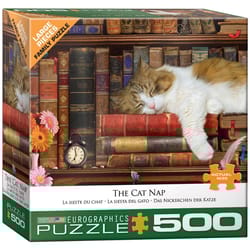 Eurographics The Cat Nap Jigsaw Puzzles Multicolored 500 pc