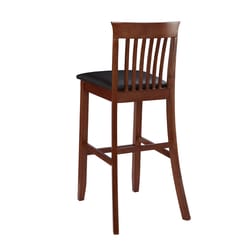 Linon Home Decor Dark Brown Polyurethane Fowler Barstool 42.5 in.