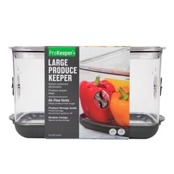 Progressive ProKeeper+ 5.7 qt Black/Clear Produce Keeper 1 pk