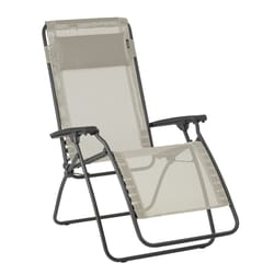 Lafuma R-Clip Gray Steel Frame Modern Armchair