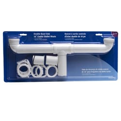 Plumb Pak 1-1/2 in. D X 16 in. L Plastic Center Outlet Waste
