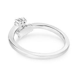 Montana Silversmiths Women's Decisive Arrow CZ Wrap Silver Ring