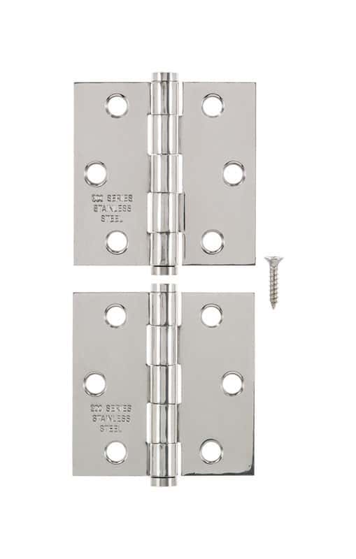 Ace 21/2 in. L Stainless Steel Narrow Hinge 2 pk Ace Hardware