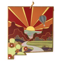 Totally Bamboo 14 in. L X 12 in. W X 1 in. Bamboo New Mexico Serving & Cutting Board