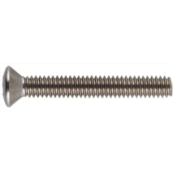 HILLMAN No. 10-24 Ga. X 1-1/2 in. L Phillips Oval Head Stainless Steel Machine Screws 100 pk
