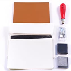 Kikkerland Crafters Block Printing Kit 1 pk