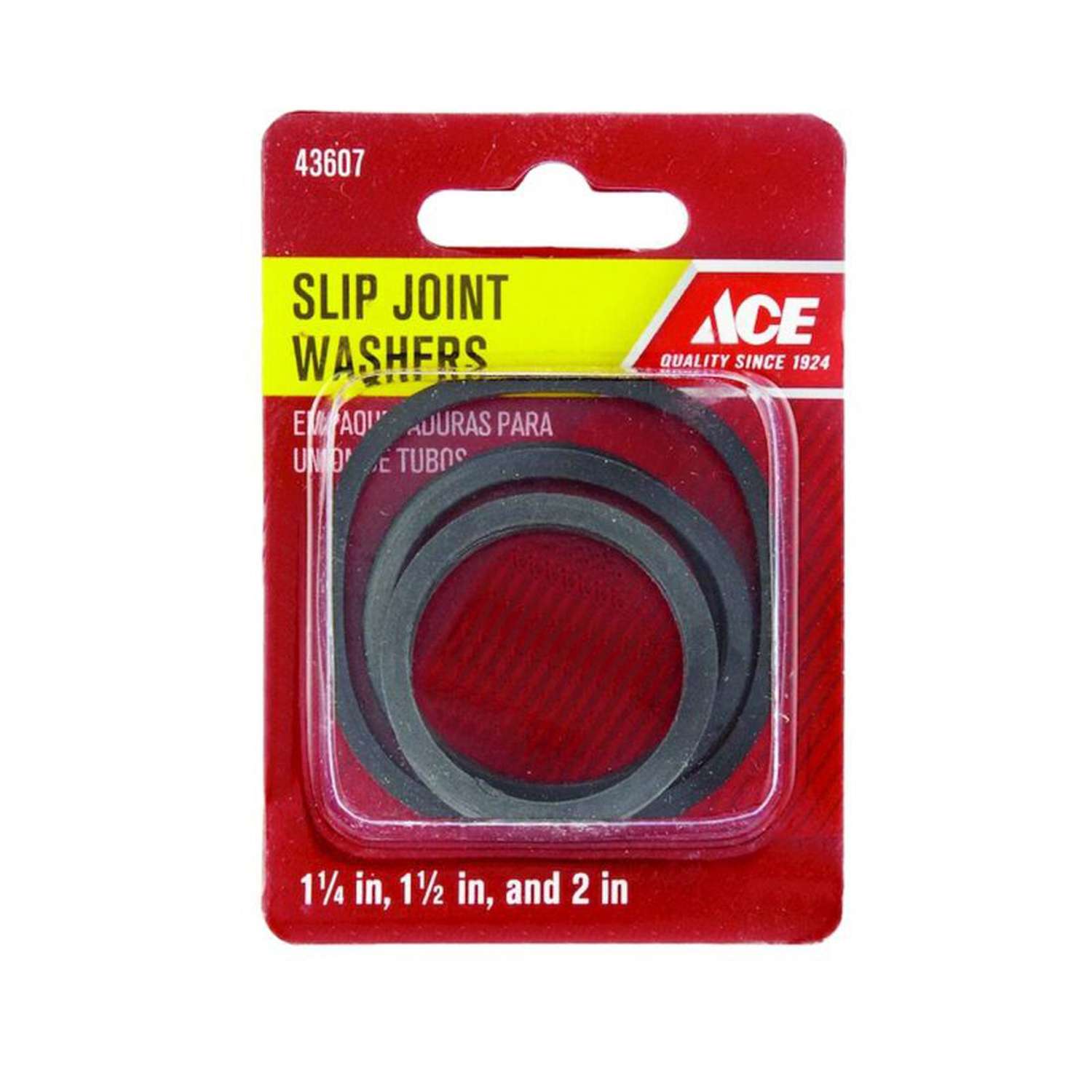 Ace Assorted in. D Rubber Assorted Washer 1 pk Ace Hardware