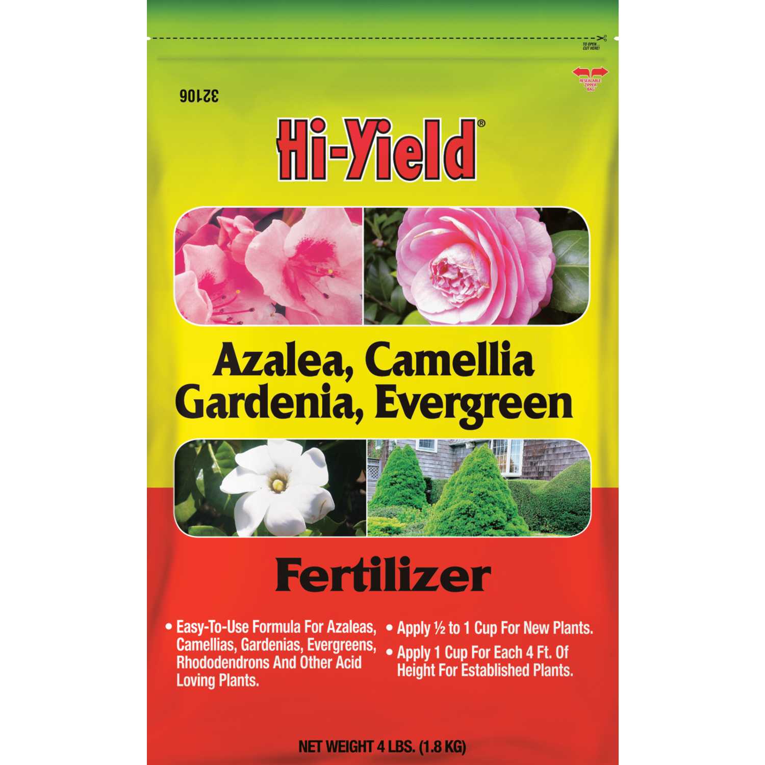 HiYield Azalea, Camellia, Gardenia, Evergreen Granules Plant Food 4 lb