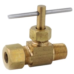 Anderson Metals 1/4 in. 1/4 in. Brass Needle Valve