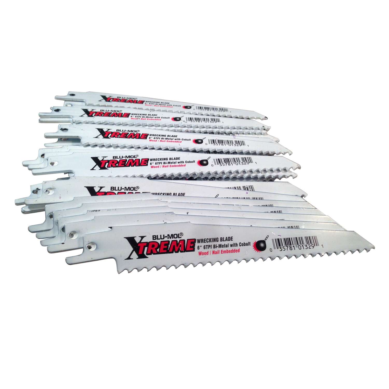 BluMol Xtreme Xtreme 6 in. BiMetal Reciprocating Saw Blade 6 TPI 20