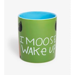 Little Blue House Green Ceramic I Moose Wake Up Mug 1 pk