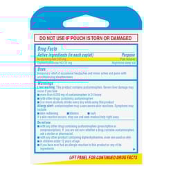 Tylenol PM Pain Reliever/Nightime Sleep Aid 6 ct