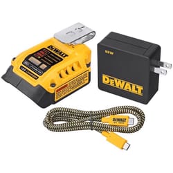 DeWalt 20V MAX DCB094 20 V Lithium-Ion USB Charging Kit 3 pc