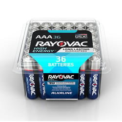Rayovac High Energy AAA Alkaline Batteries 36 pk Clamshell