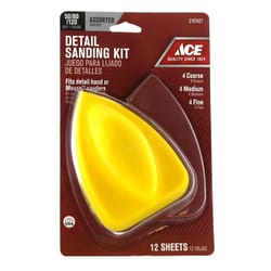 Ace 3-1/2 in. W X 5 in. L Assorted Assorted Grit Sanding Block