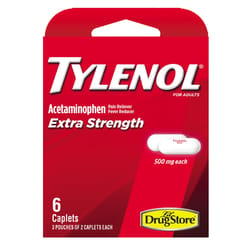 Tylenol 500 mg White Extra Strength Acetaminophen