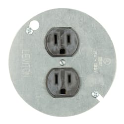 Leviton 15 amps 125 V Duplex Brown Outlet 5-15R 1 pk