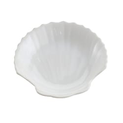 Harold Import White Porcelain Shell Dish