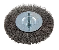 Forney 4 in. Wire Wheel Brush Metal 6000 rpm 1 pc