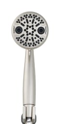 Oxygenics PowerFlow Brushed Nickel ABS Plastic 3 settings Handheld Showerhead 1.75 gpm