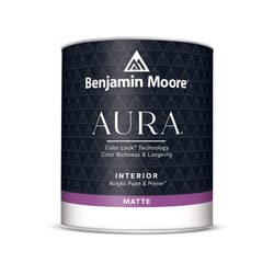 Benjamin Moore Aura Matte Base 4 Paint and Primer Interior 1 qt