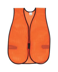 Safety Works Safety Vest Orange One Size Fits All
