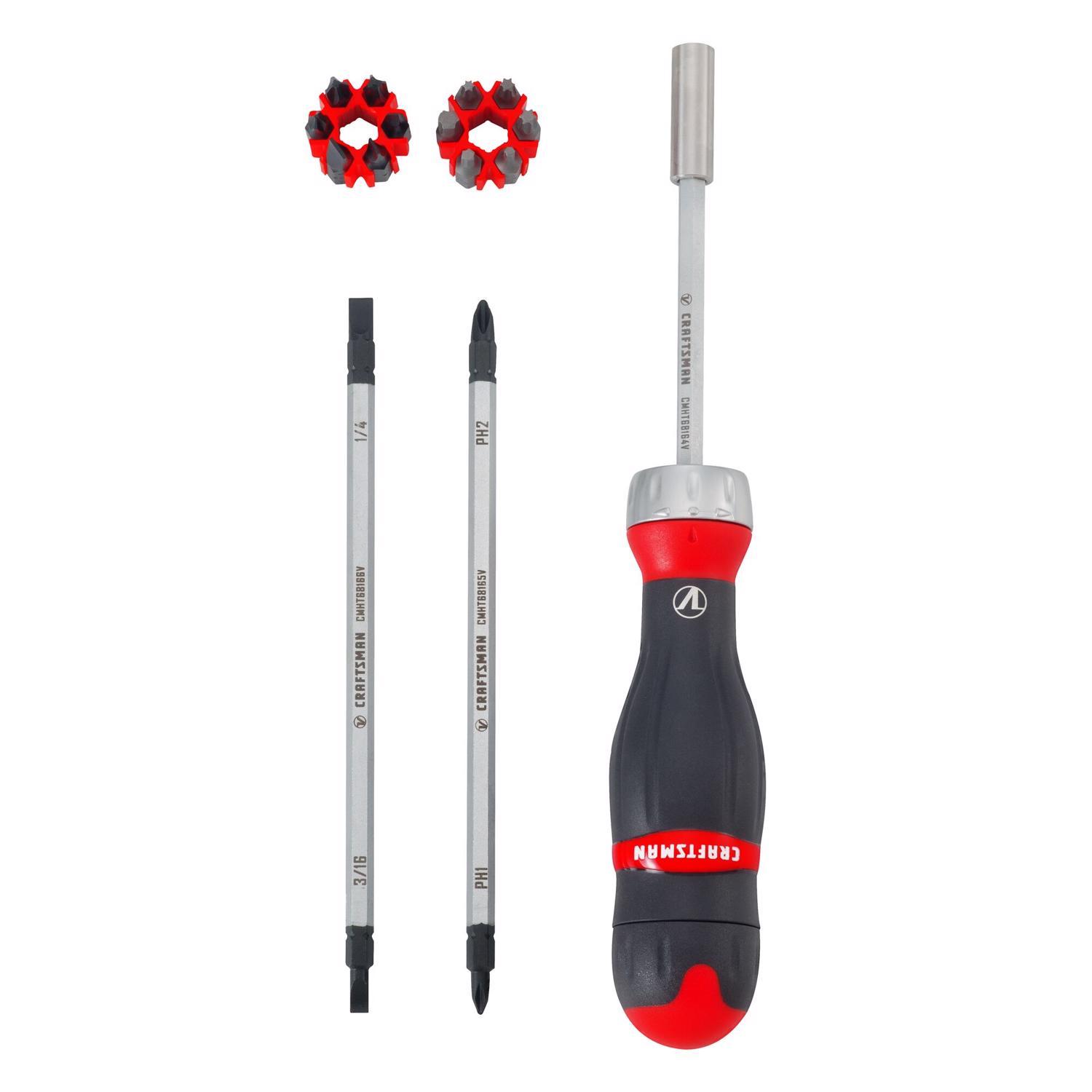 Craftsman V-Series X-Tract Technology 3-in-1 Ratcheting Screwdriver Set 16 pc Sansujyuku sansujyuku.com