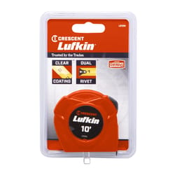 Lufkin 25' Engineer's Hi-Viz Orange Tape Measure (Inches/Ft/10ths/100ths)