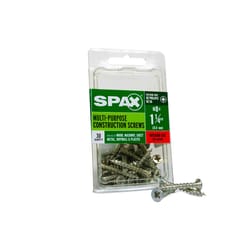 SPAX Multi-Material No. 8 Label X 1-1/4 in. L Unidrive Flat Head Serrated Construction Screws