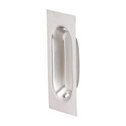 Ives 1-5/16 in. L Bright Chrome Brass Flush Pull