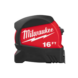 Milwaukee 16 ft. L X 1-1/8 in. W Compact Wide Blade Tape Measure 1 pk