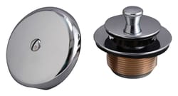 Plumb Pak 1-1/2 or 1-3/8 in. D Chrome Metal Tub Drain Kit